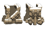 Us WW2 Dark Tan Rifleman Field Gear for Minifigure